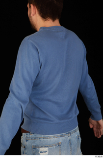 Hamza blue sweatshirt dressed upper body 0004.jpg